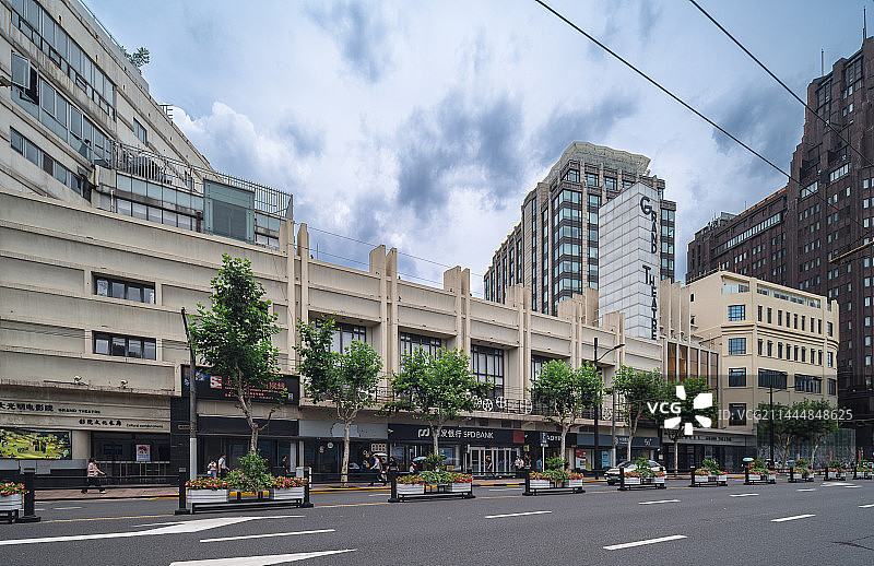 上海大光明电影院图片素材