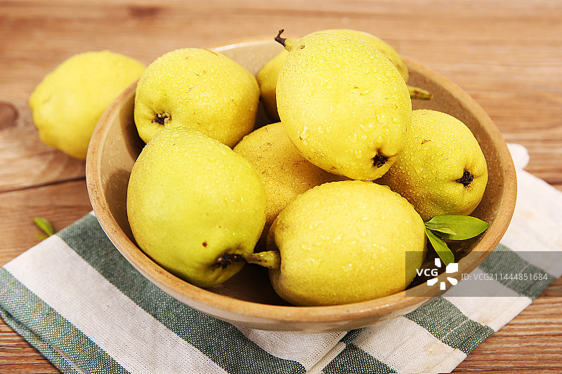 静物新疆库尔勒香梨生鲜水果图片素材