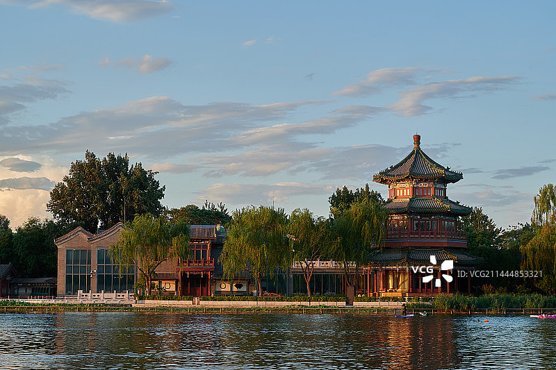 北京什刹海望海楼图片素材