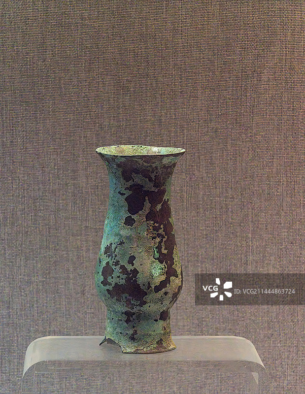 洛阳，西周青铜器，铜觯图片素材