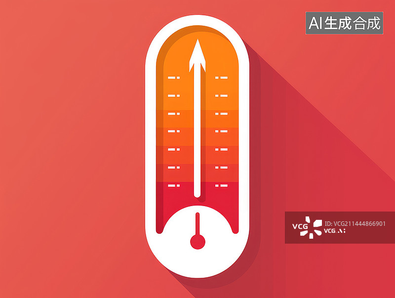 【AI数字艺术】温度计 高温图片素材