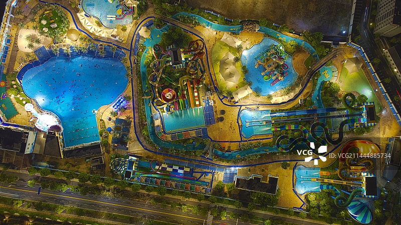 炫彩仲夏夜图片素材