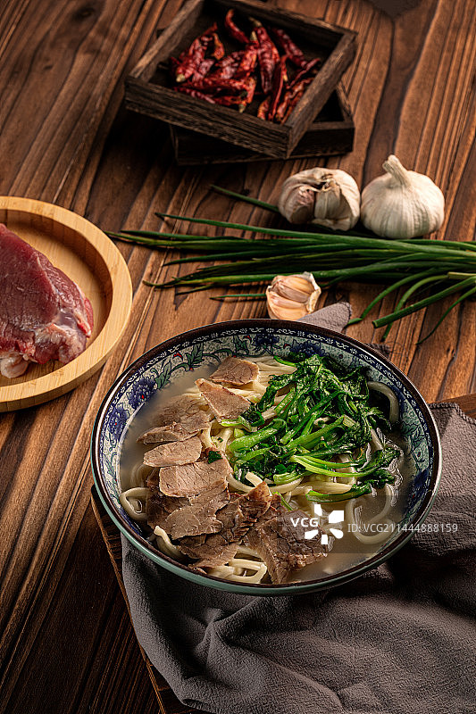 淮南牛肉汤面图片素材