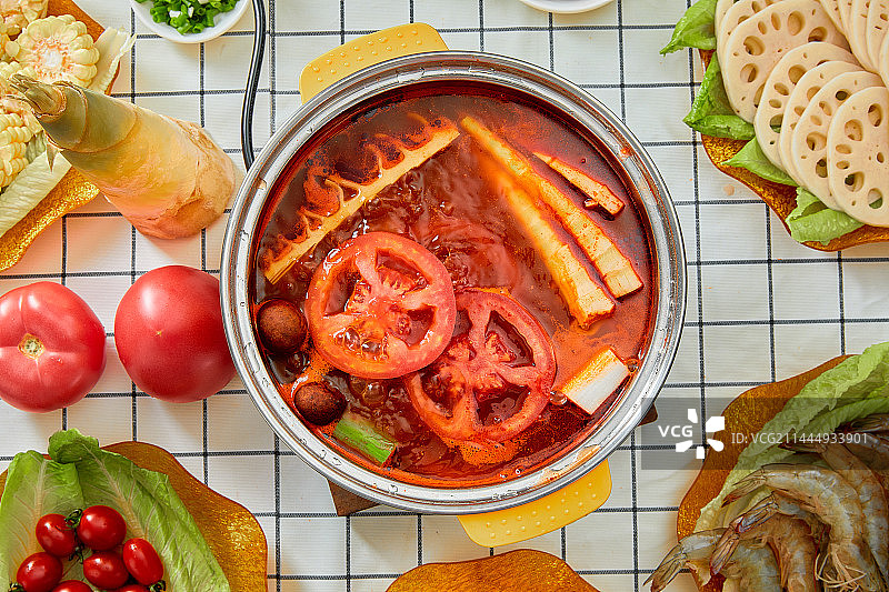 番茄火锅图片素材