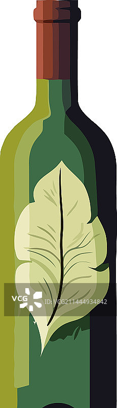 有机赤霞珠葡萄酒瓶标签图片素材