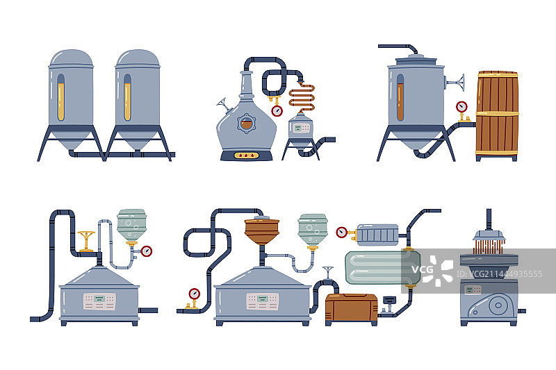 威士忌饮品生产制造图片素材