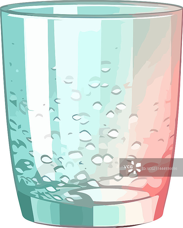 透明玻璃杯与水图片素材