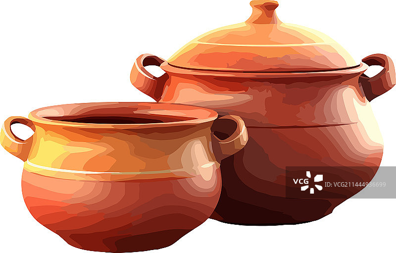 陶制古董工艺品图片素材