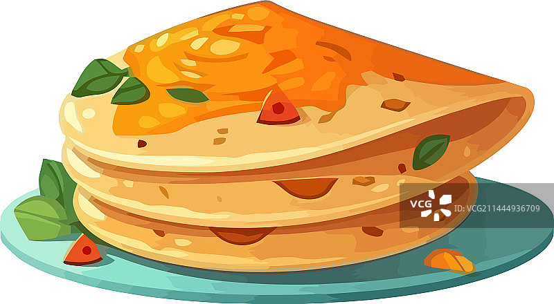 糖浆自制薄烤饼图片素材