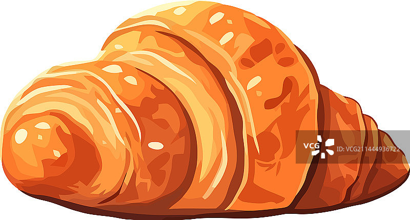 法式牛角面包甜点图片素材
