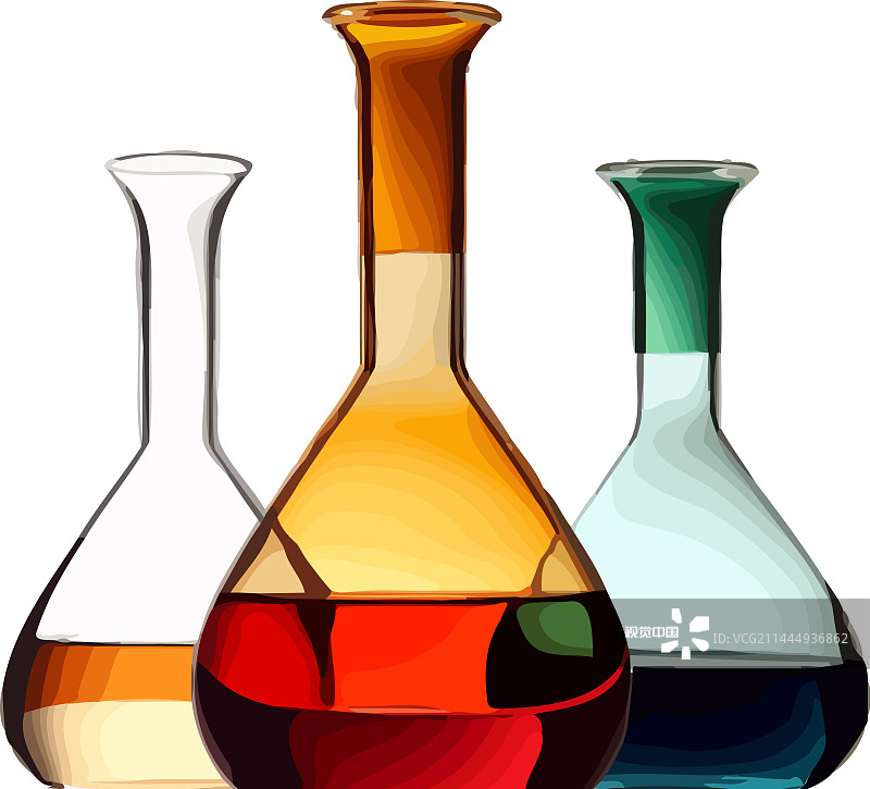 药房黄色液体科学实验图片素材