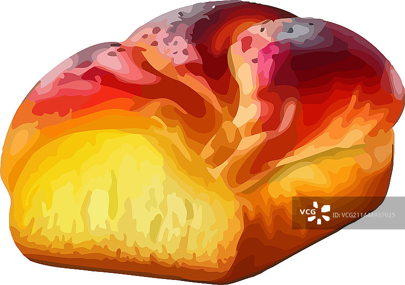 新鲜出炉的面包图片素材