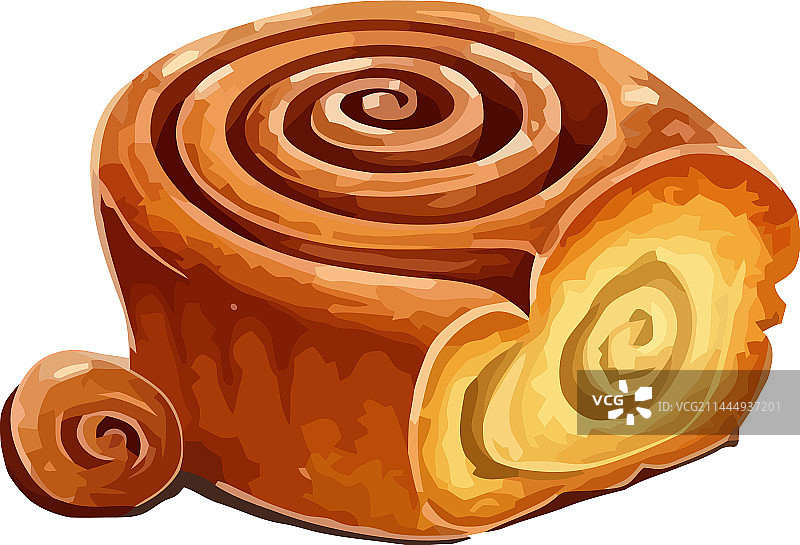 美味烘焙甜面包卷图片素材