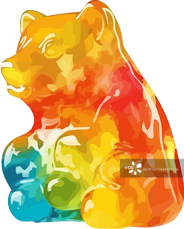 甜美的软糖熊图片素材