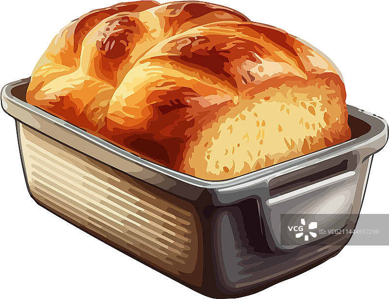 新鲜出炉的面包和甜点图片素材