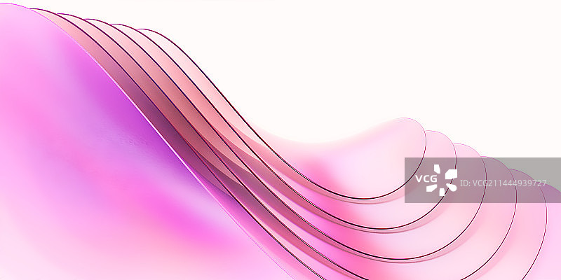 3D高清渲染抽象粉色艺术背景图片素材