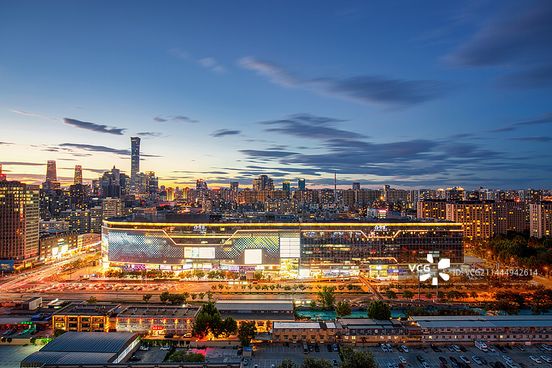 北京朝阳区大望路九龙山合生汇商场图片素材