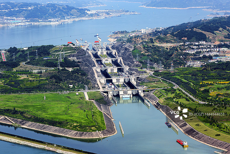 三峡船闸图片素材