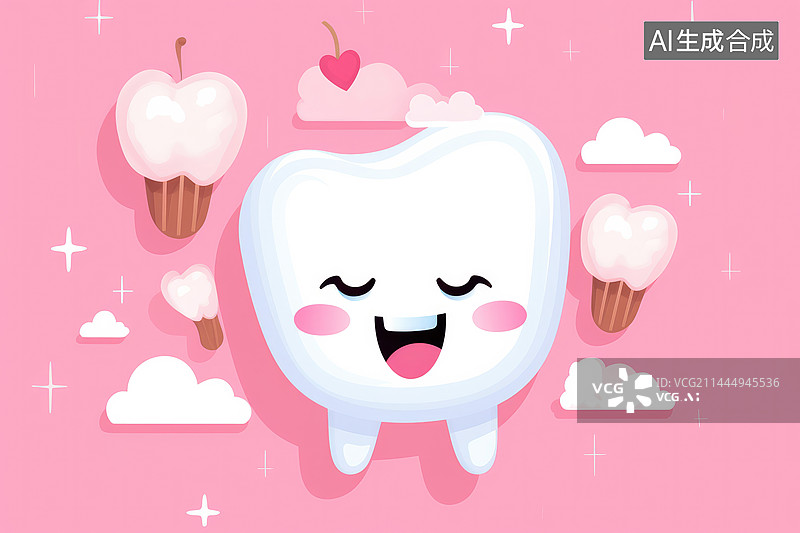 【AI数字艺术】全国爱牙日概念图片素材