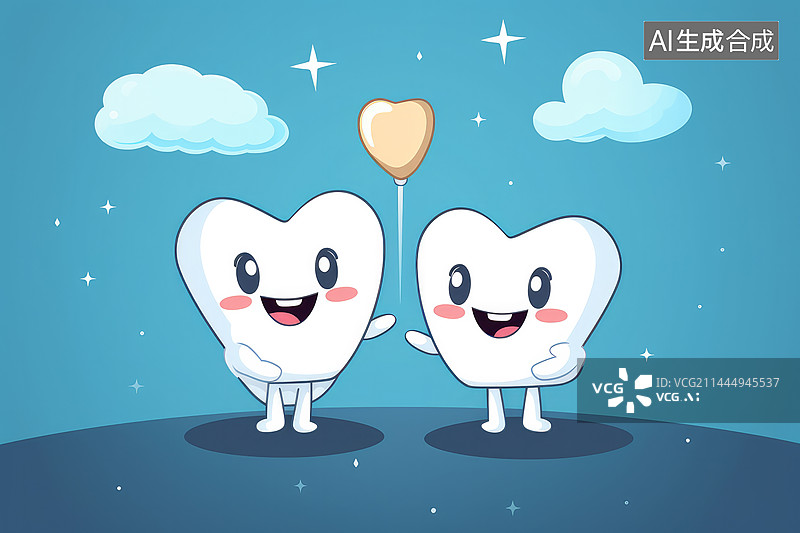【AI数字艺术】全国爱牙日概念图片素材