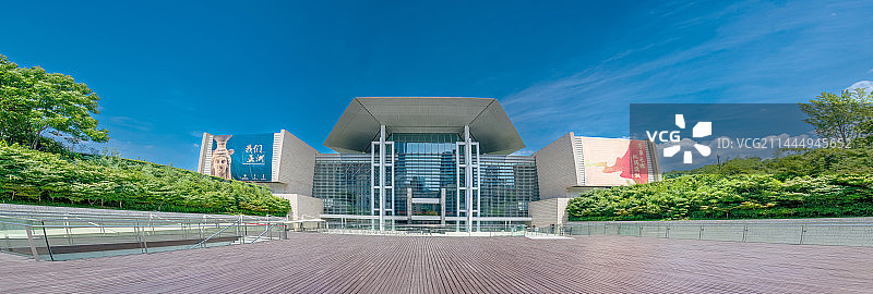 湖南博物院,超宽横幅,全景图,大场景,正面大图,湖南省博物馆,正式更名图片素材