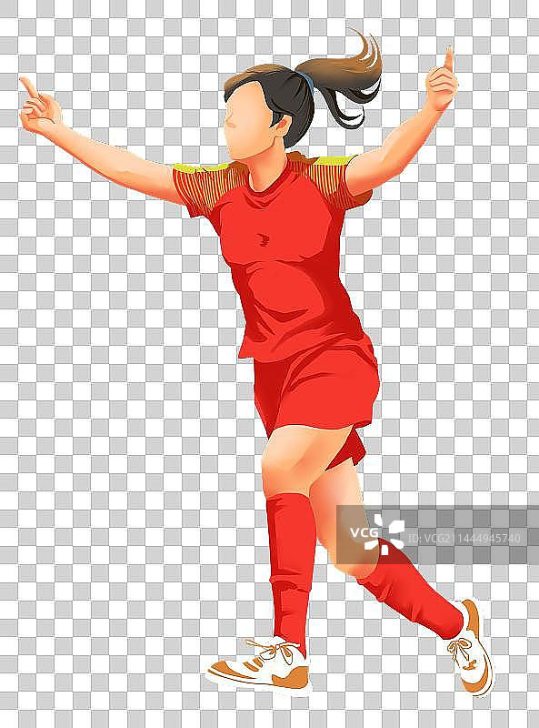 女子足球3图片素材