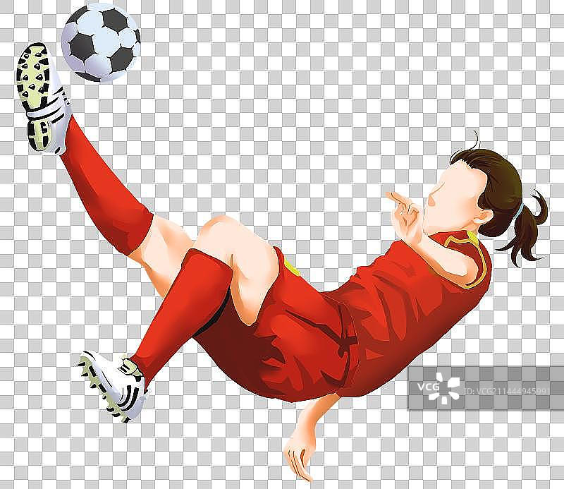 女子足球6图片素材