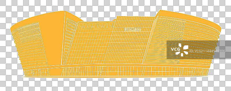 河南郑州城市地标现代建筑郑州图书馆元素图片素材