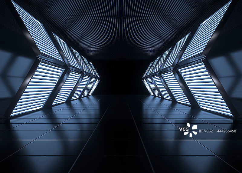 霓虹灯未来科技感空间背景素材图片素材