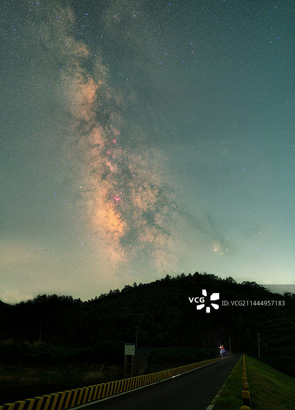 七月份的银河图片素材