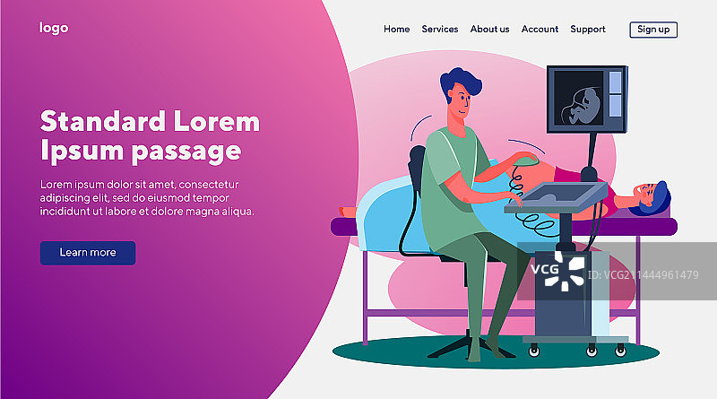 超声孕期筛查图片素材