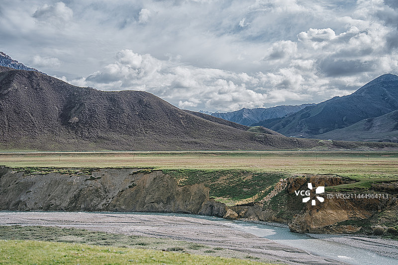 青海省阿尼玛卿山国家地质公园风景图片素材