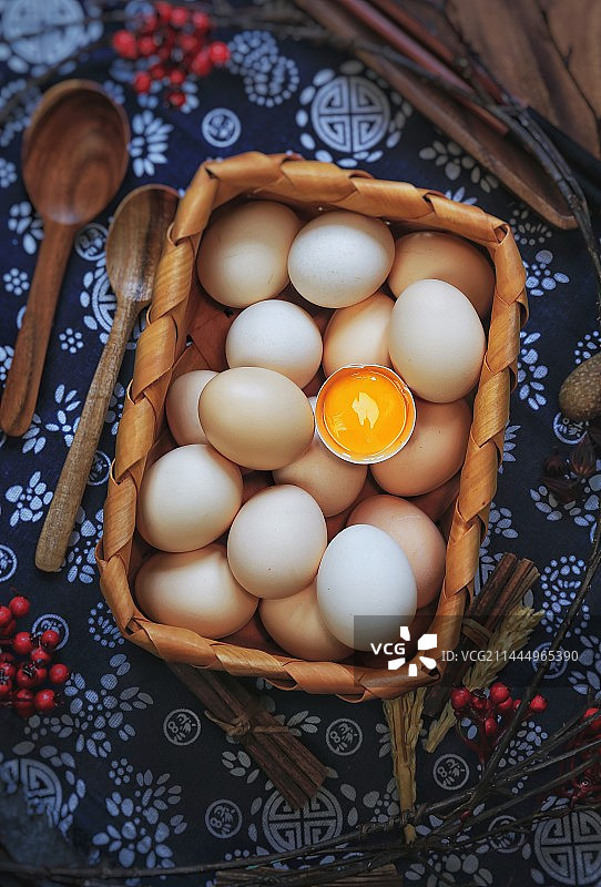 篮子里的鸡蛋图片素材