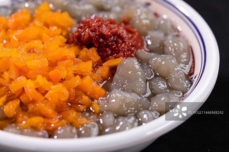 徐州特色名小吃 蛙鱼 清爽酸甜解暑必备图片素材