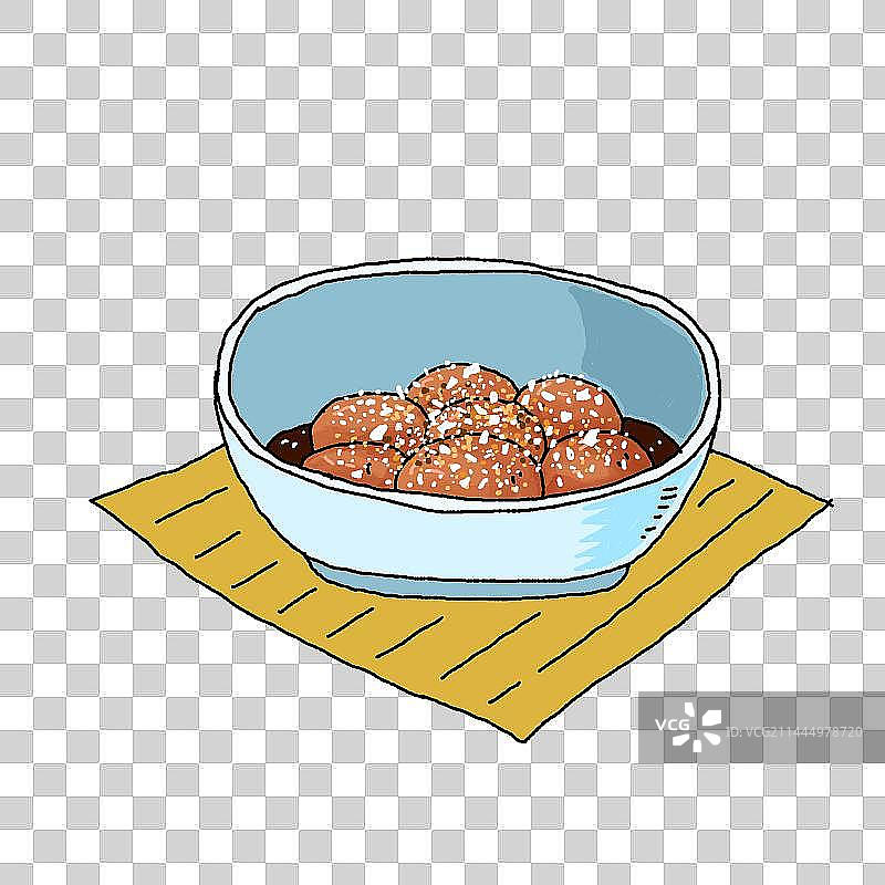 免抠元素：东莞美食甜点糖不甩图片素材