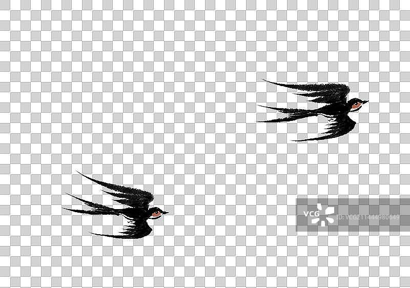 水墨燕子素材图片素材