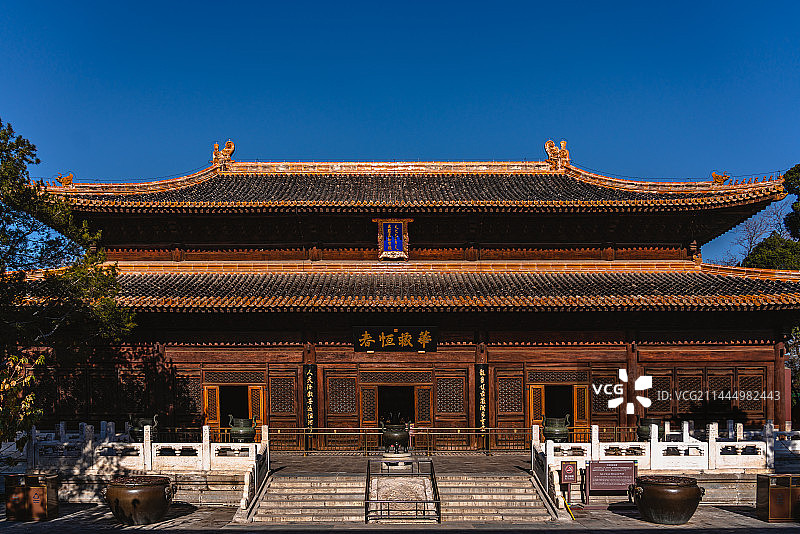 北海公园 西天梵境  壁画窗花大慈真如宝殿 细节特写图片素材