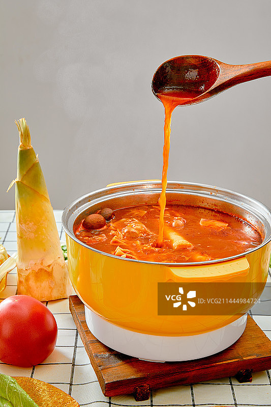 番茄味小火锅图片素材