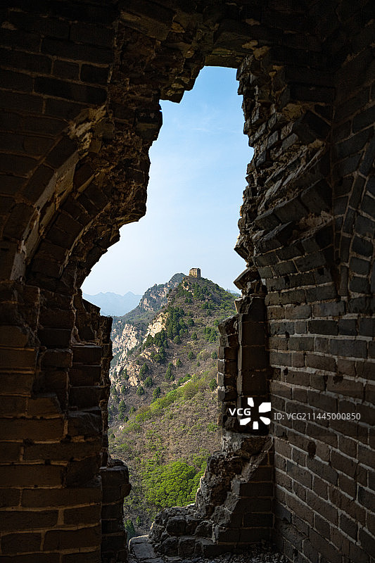 鹿皮关长城图片素材