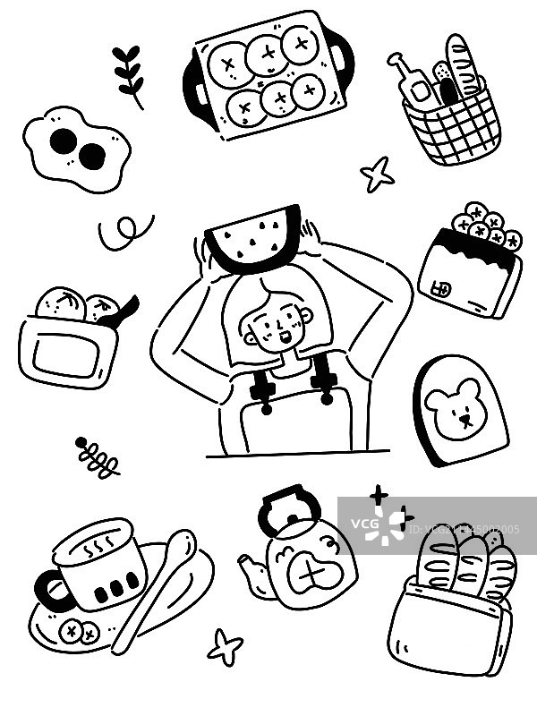 极简风之我的美食日常图片素材