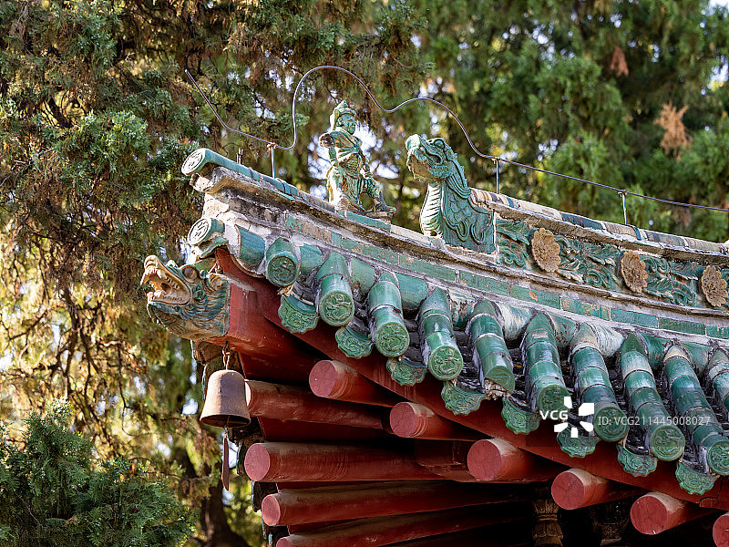 屋檐 斗拱 天水 伏羲庙 甘肃图片素材