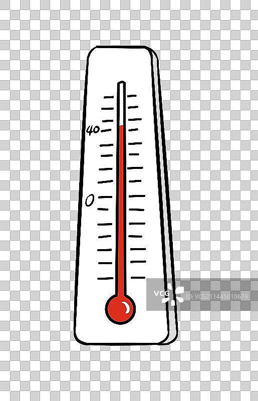 温度计与高温图片素材
