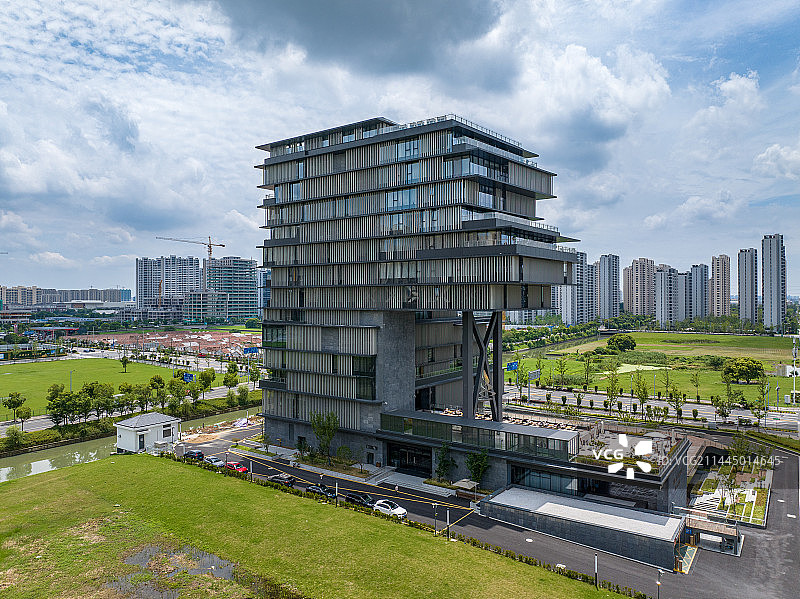 苏州相城区朵云书院与苏州山峰双语学校风景图片素材