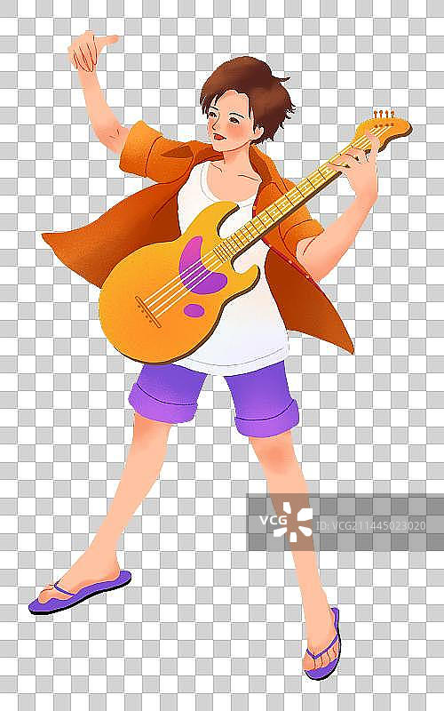 弹吉他的男生图片素材