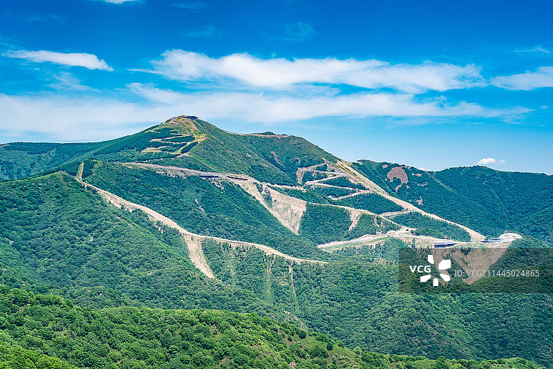 夏季北京延庆海坨山国家高山滑雪中心图片素材