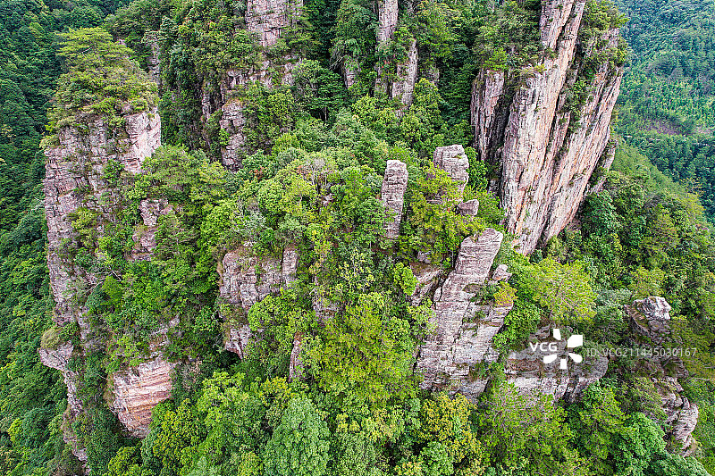 航拍广西金秀莲花山风景图片素材