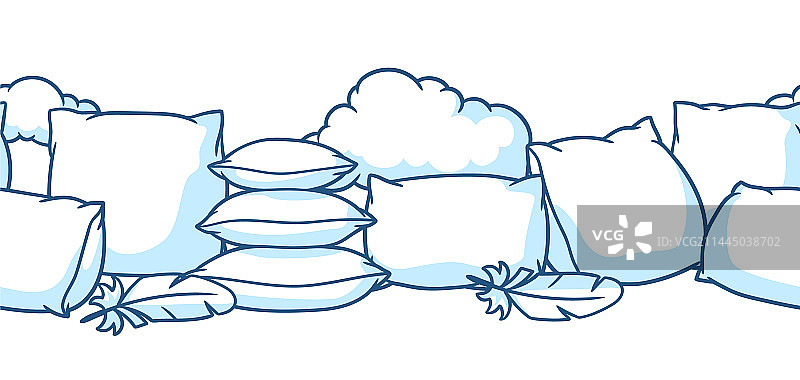 睡眠枕头配件图案图片素材