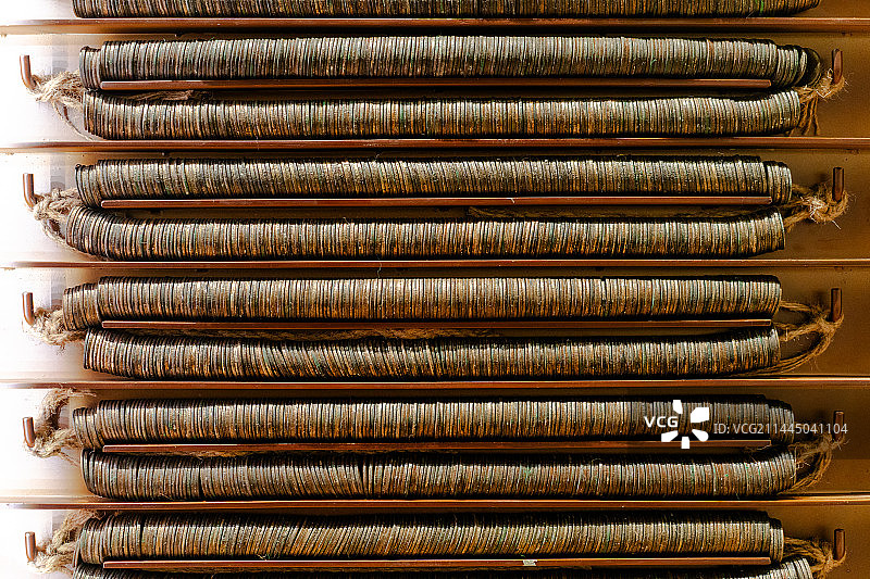 山西博物院铜钱图片素材