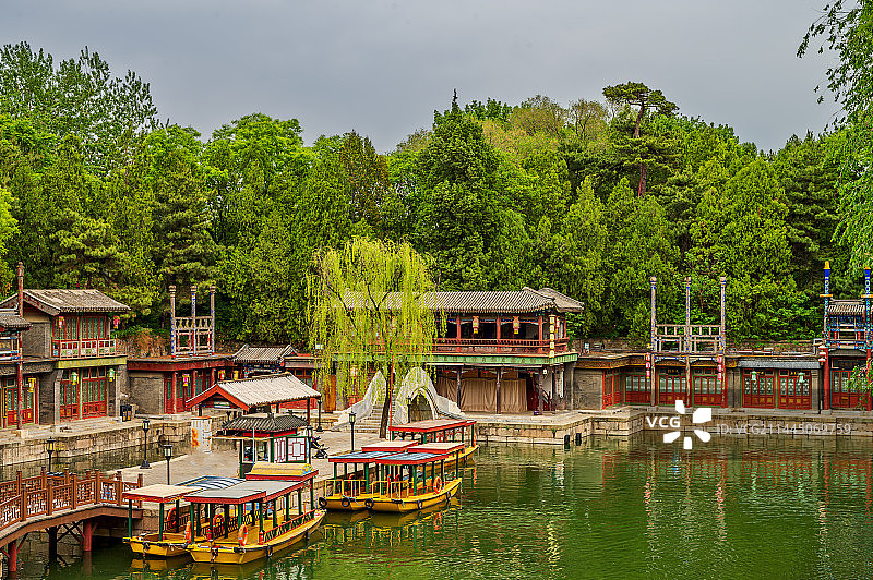 颐和园苏州街图片素材