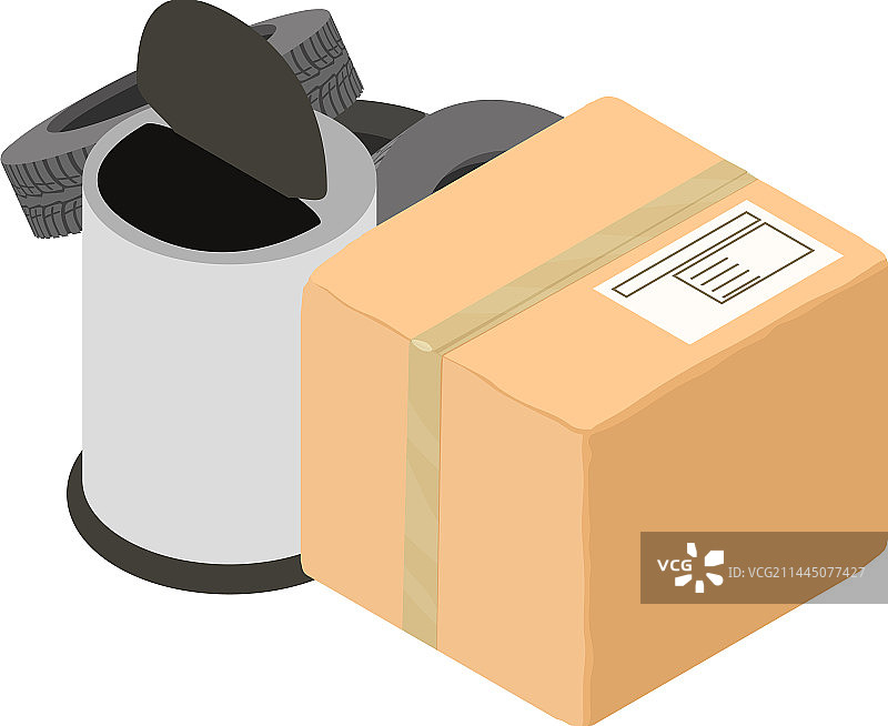 环境保护图标：2.5D图片素材